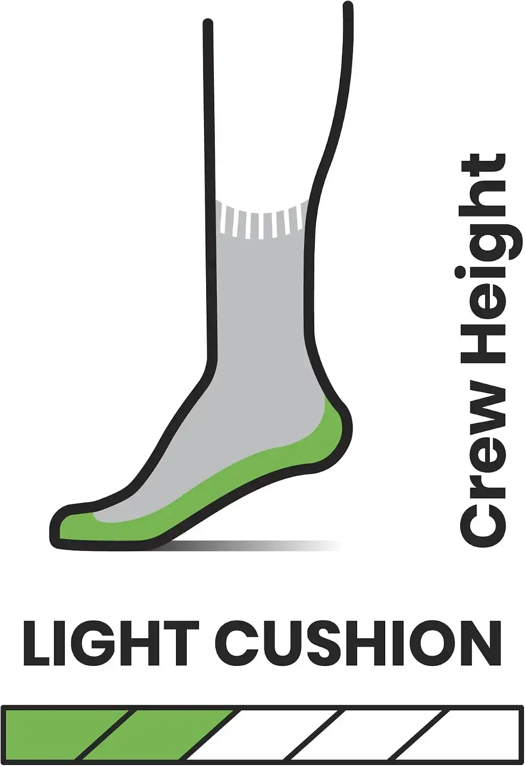 Smartwool Unisex Hike Classic Edition Light Cushion Second Cut Crew Socks