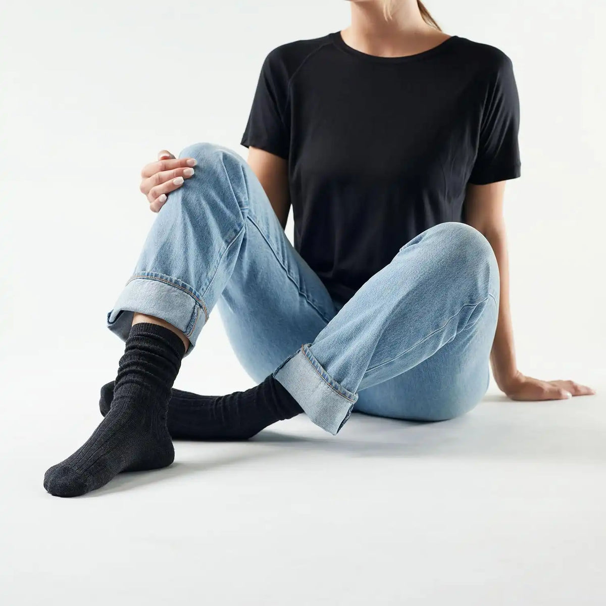 Smartwool Women's Everyday Slouchy Rib Tall Crew Socks