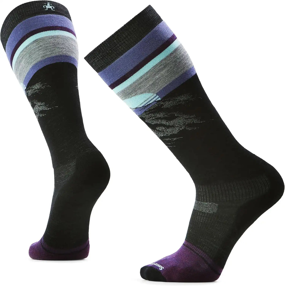 Smartwool Men's Snowboard Targeted Cushion Mountain Sunrise Over The Calf Socks
