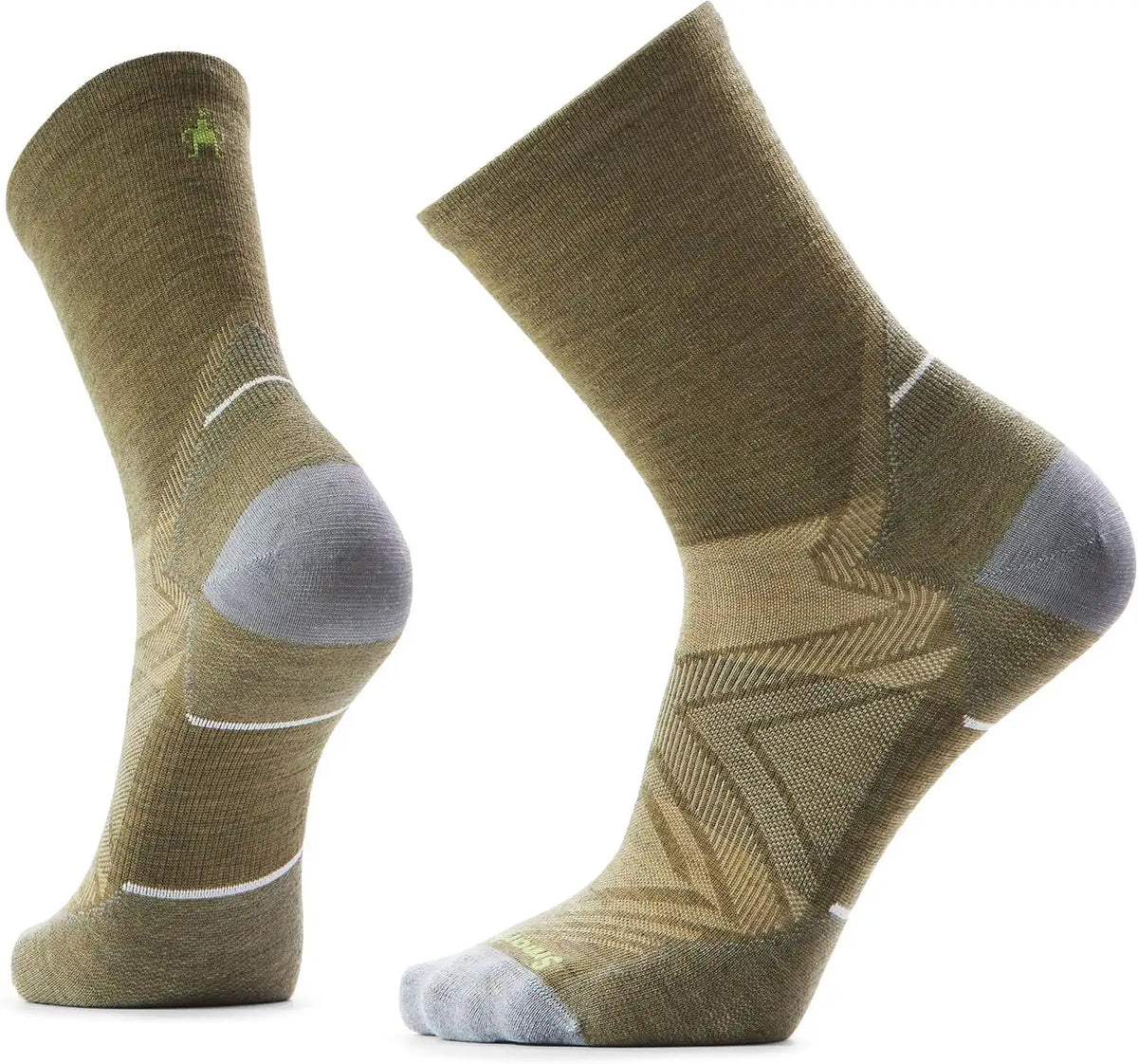 Smartwool Men's Run Zero Cushion Mid Crew Socks